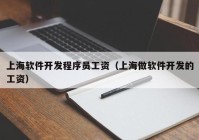 上海软件开发程序员工资（上海做软件开发的工资）